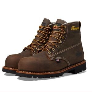 Mens THOROGOOD AMERICAN LEGACY SERIES 6" CRAZYHORSE NANO TOE WATERPROOF LEATHER